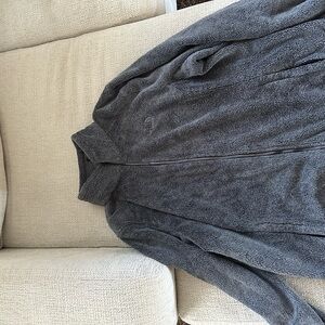 Cozy Gray Fleece Jacket